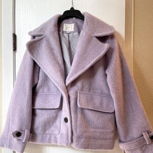 NWOT A New Day Purple/ Lavender Wool Coat xl